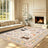 Liveonus Cute Cartoon Cat Floral Washable Area Rug