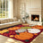 Liveonus Fall Pumpkin Harvest Non‑Slip Area Rug for Thanksgiving Home Decor