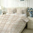 Liveonus 7pc Beige Neutral Plaid Comforter Set All Season Bedding