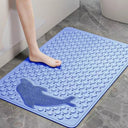 Liveonus Shower Mat Non Slip with Dolphin Foot Scrubber