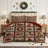 7-Piece Vintage Christmas Patchwork Comforter Set