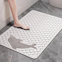 Liveonus Shower Mat Non Slip with Dolphin Foot Scrubber