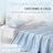 Double Sided Summer Quilt, Ultra Soft Cooling Blanket for Hot Sleepers