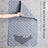 Liveonus Shower Mat Non Slip with Dolphin Foot Scrubber