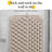 Liveonus Anti Slip Shower Mat With Foot Scrubber