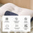 3D Bubble Knit Non-Collapse Ergonomic Partition Support Contour Pillow