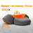 3-in-1 Heated Ergonomic Support Massager Pillow
