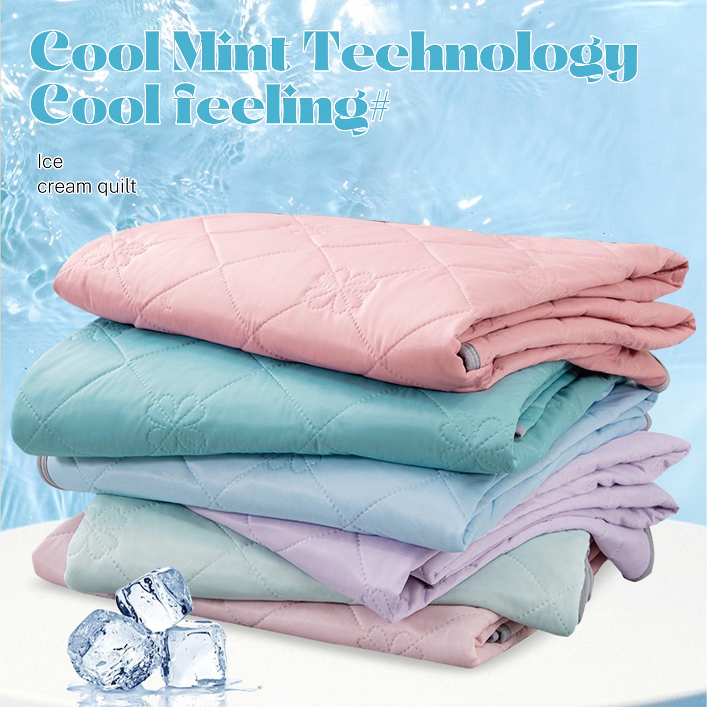 Lightweight Breathable Double-Sided Cooling Blanket Summer Quilt