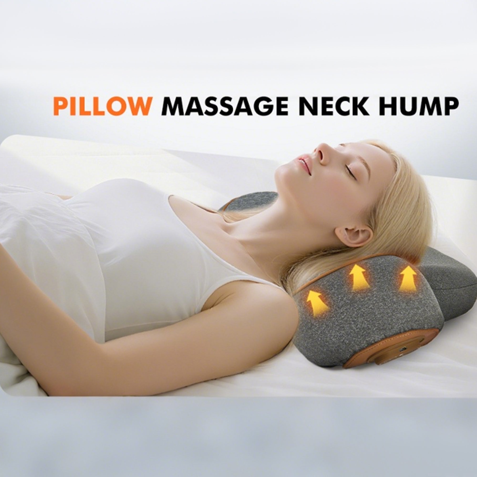 3-in-1 Heated Ergonomic Support Massager Pillow