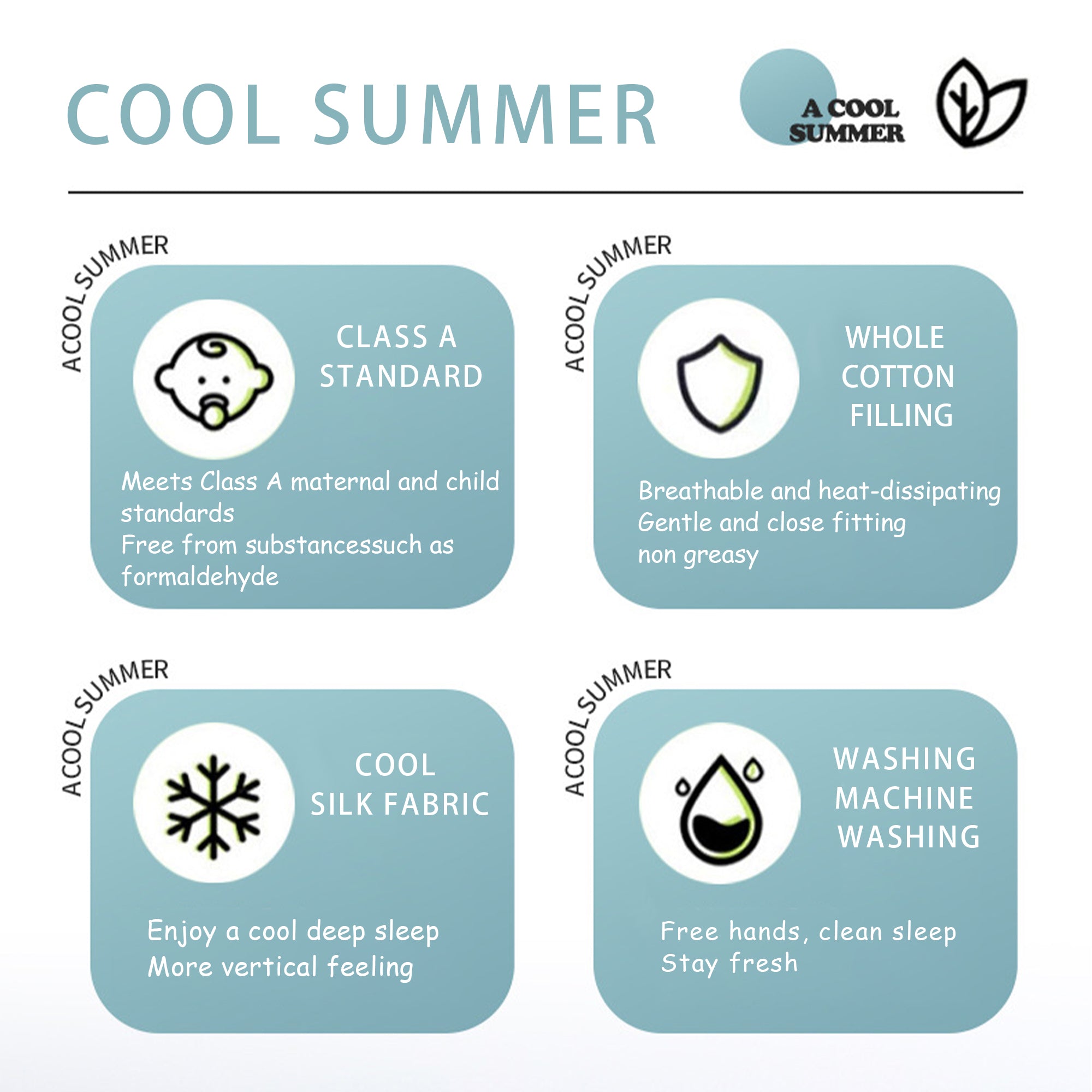 Double Sided Summer Quilt, Ultra Soft Cooling Blanket for Hot Sleepers