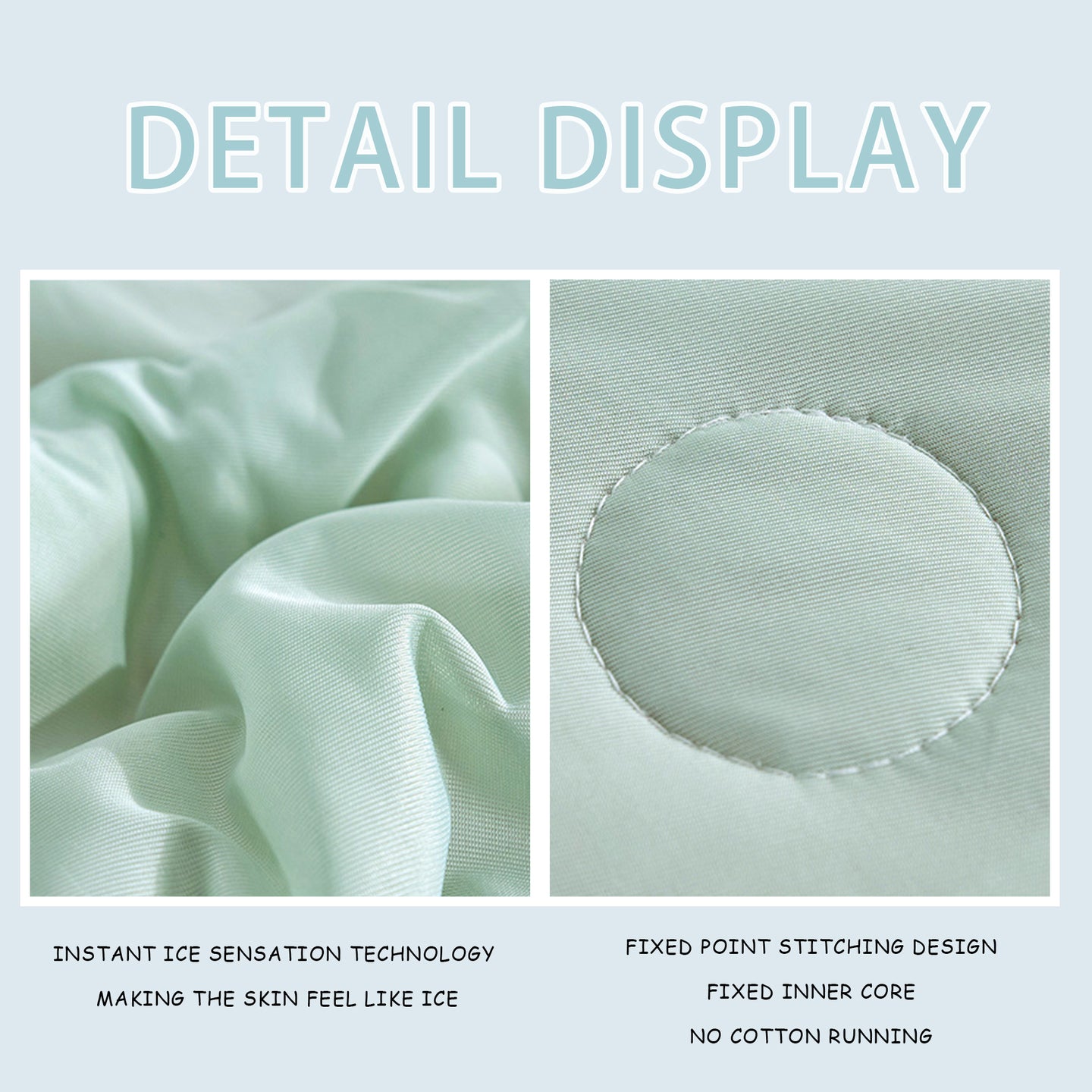 Double Sided Summer Quilt, Ultra Soft Cooling Blanket for Hot Sleepers