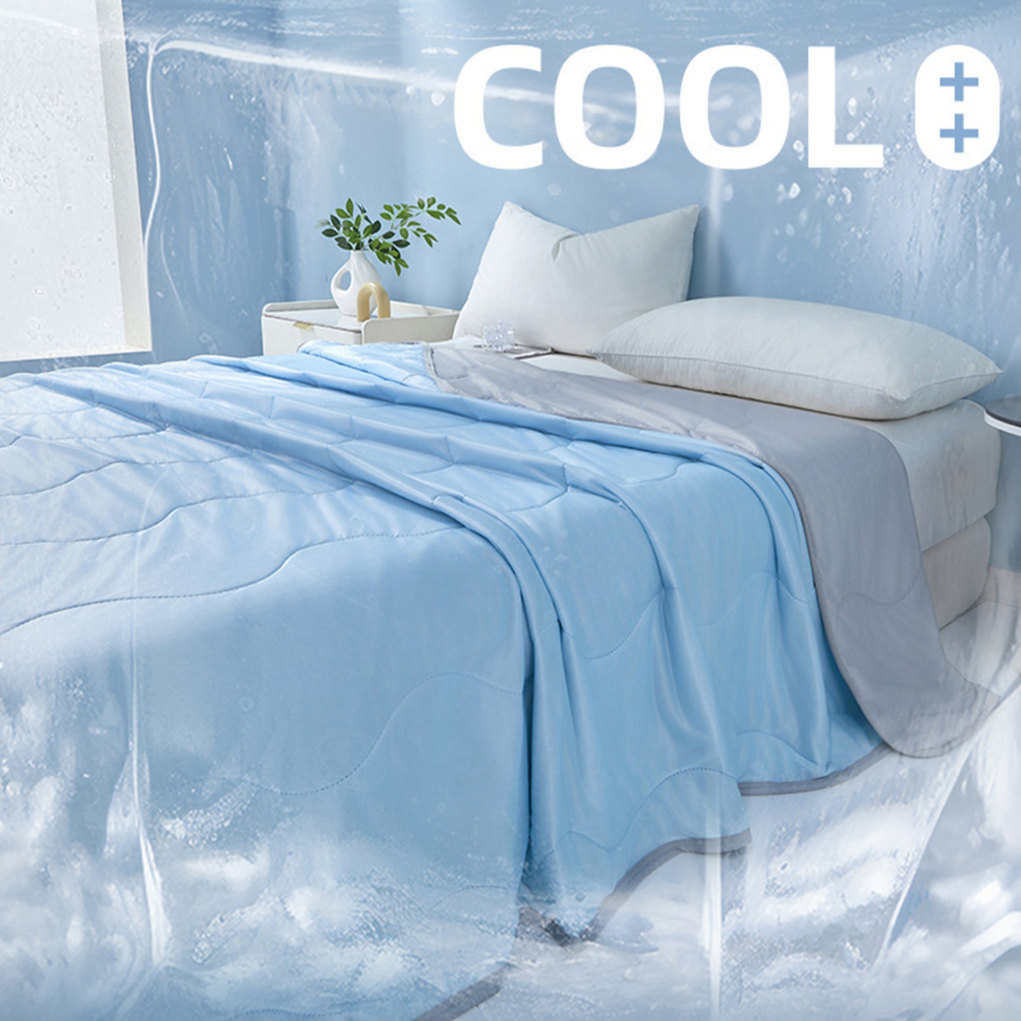 Long Lasting Cool Feel Super Soft Summer Air Conditioner Quilt Cooling Blanket