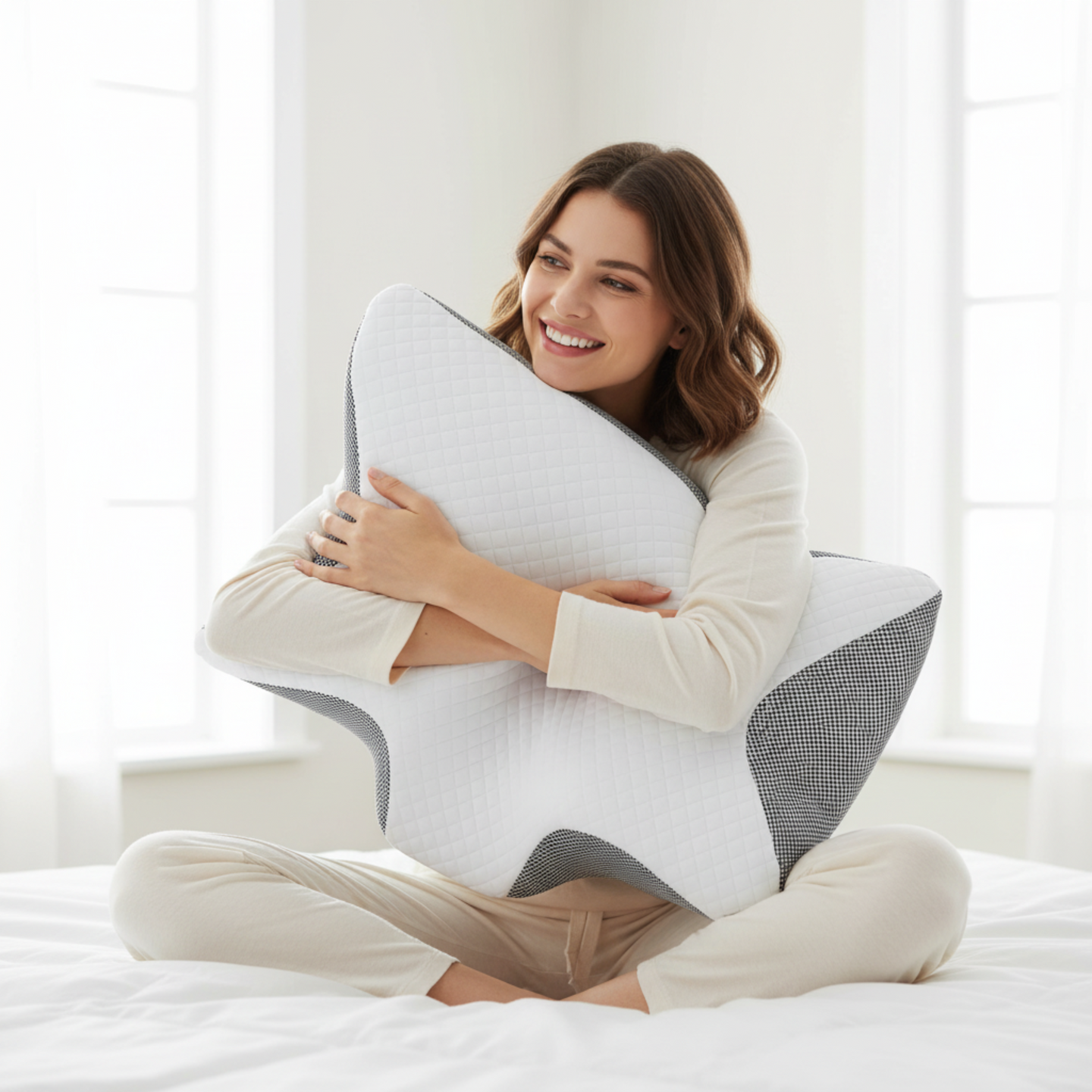 Ergonomic Butterfly Neck Support Memory Foam Pillow