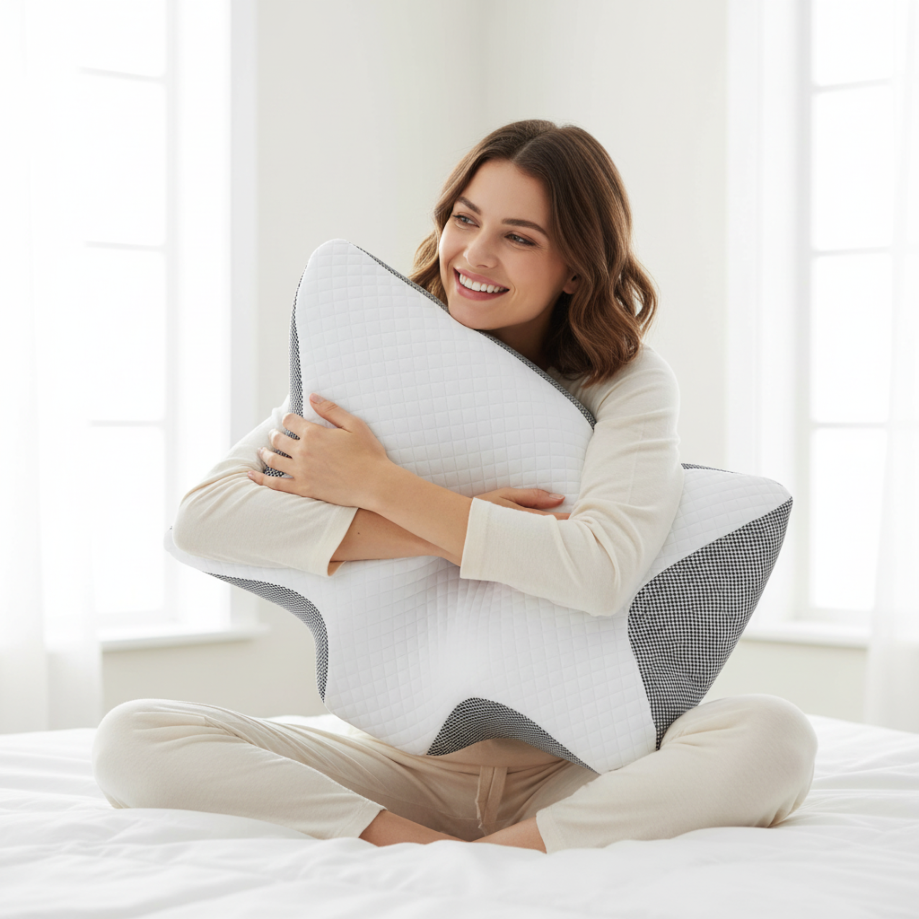 Ergonomic Butterfly Neck Support Memory Foam Pillow