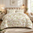 7-Piece Vintage Floral Comforter Set