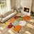 Liveonus Fall Pumpkin Harvest Non‑Slip Area Rug for Thanksgiving Home Decor