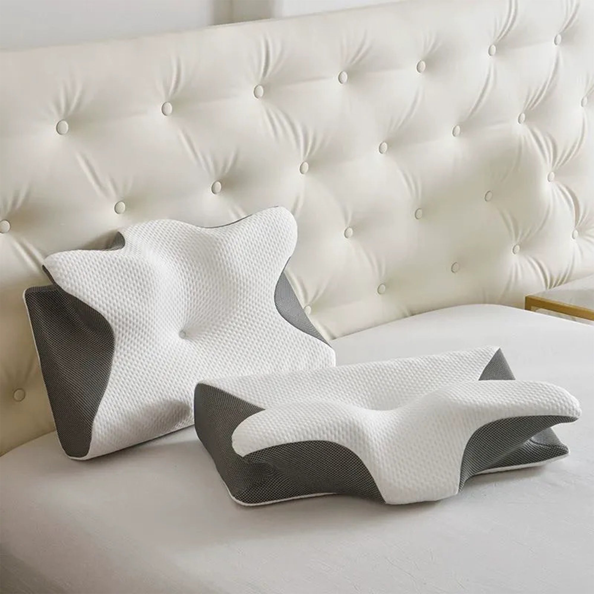 Ergonomic Butterfly Neck Support Memory Foam Pillow