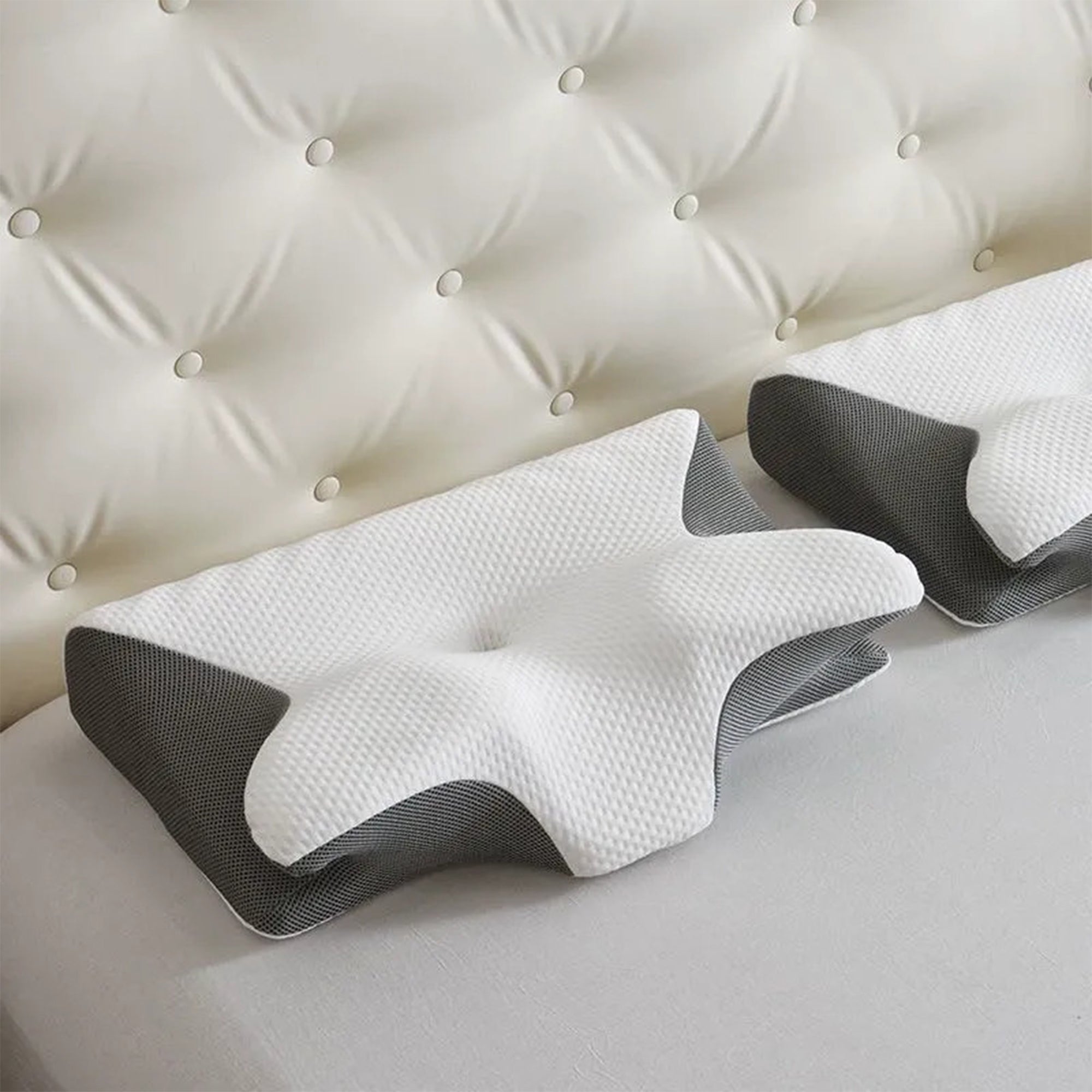 Ergonomic Butterfly Neck Support Memory Foam Pillow