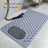 Liveonus Anti Slip Shower Mat With Foot Scrubber