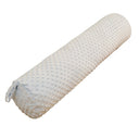 Long Round Minky Dot Huggable Bolster Body Pillow with Removable Washable Cover
