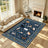 Liveonus Cute Cartoon Cat Floral Washable Area Rug