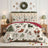7 Pieces Cute Christmas Soft Lightweight Comforter Set
