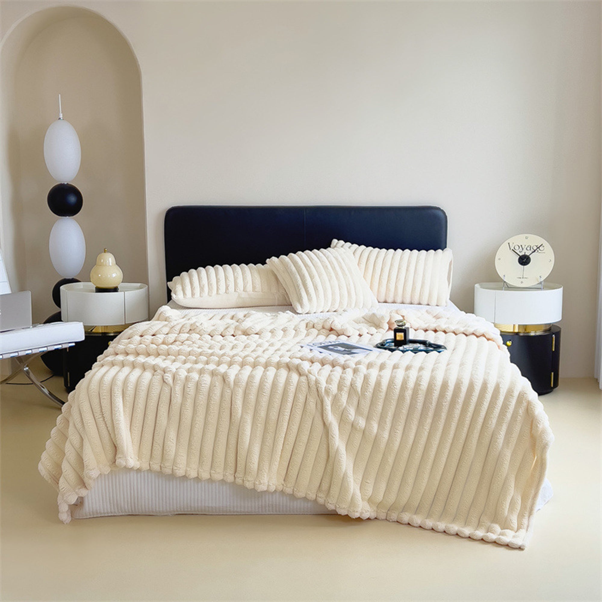 Fluffy Soft Warm Faux Rabbit Blanket
