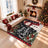 Snowman Christmas Non‑Slip Washable Area Rug