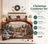 7-Piece Vintage Christmas Cabin Comforter Set