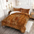 3 Pieces Soft Leopard Print Plush Comforter Set for Fall & Winter