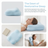 Ergonomic Cloud Contour Memory Foam Pillow with Arm Armrests