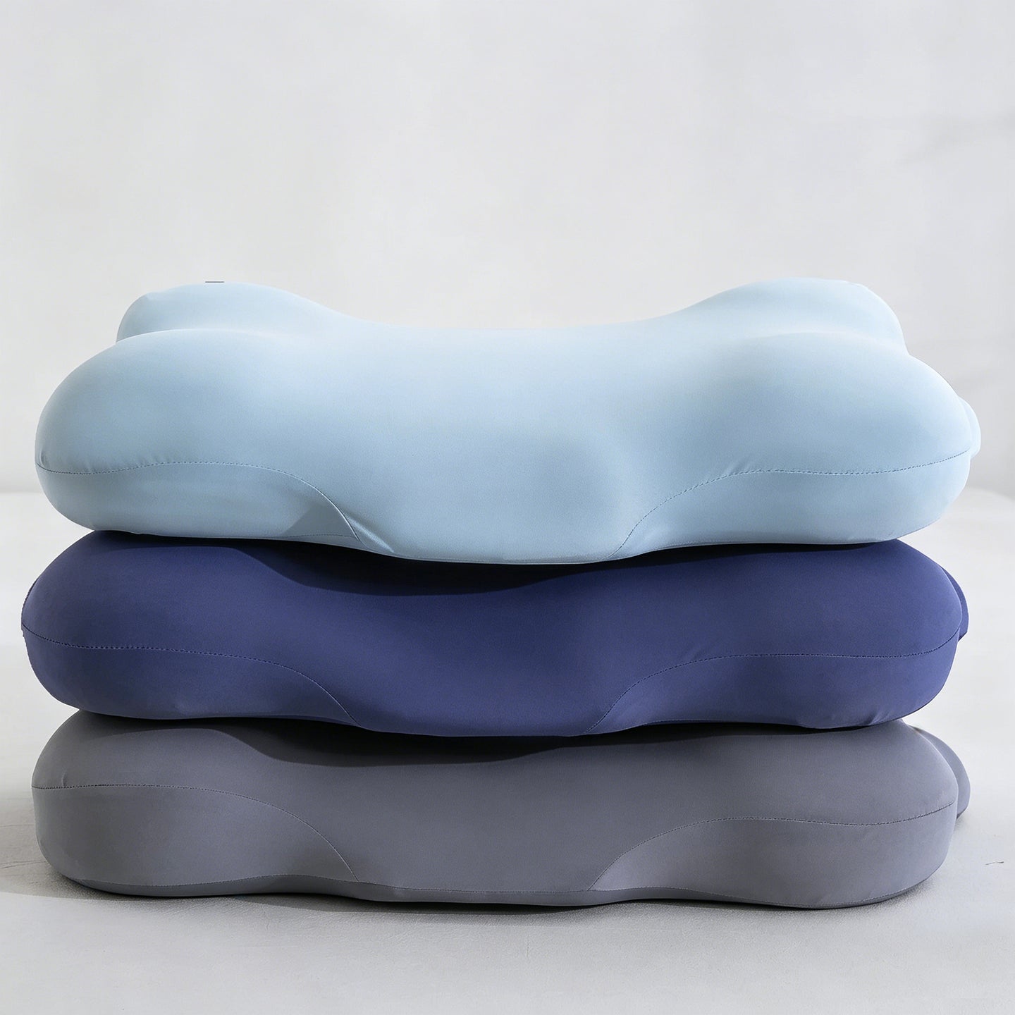 Ergonomic Cloud Contour Memory Foam Pillow with Arm Armrests