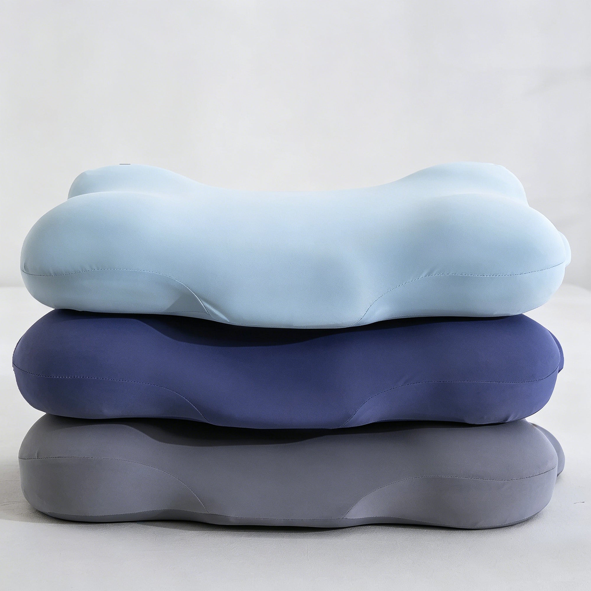 Ergonomic Cloud Contour Memory Foam Pillow with Arm Armrests