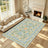 Liveonus Machine Washable French Country Vintage Floral Area Rug