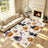 Liveonus Halloween Ghost Pumpkin Non‑Slip Area Rug