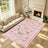 Liveonus Vintage Butterfly Insect Botanical Washable Area Rug
