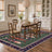 Vintage Boho Fish Non Slip Washable Area Rug