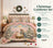 7 Pieces Pink Christmas Nativity Scene Bed in a Bag Bedding Set