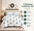 7-Piece Blue Christmas Tree Comforter Set