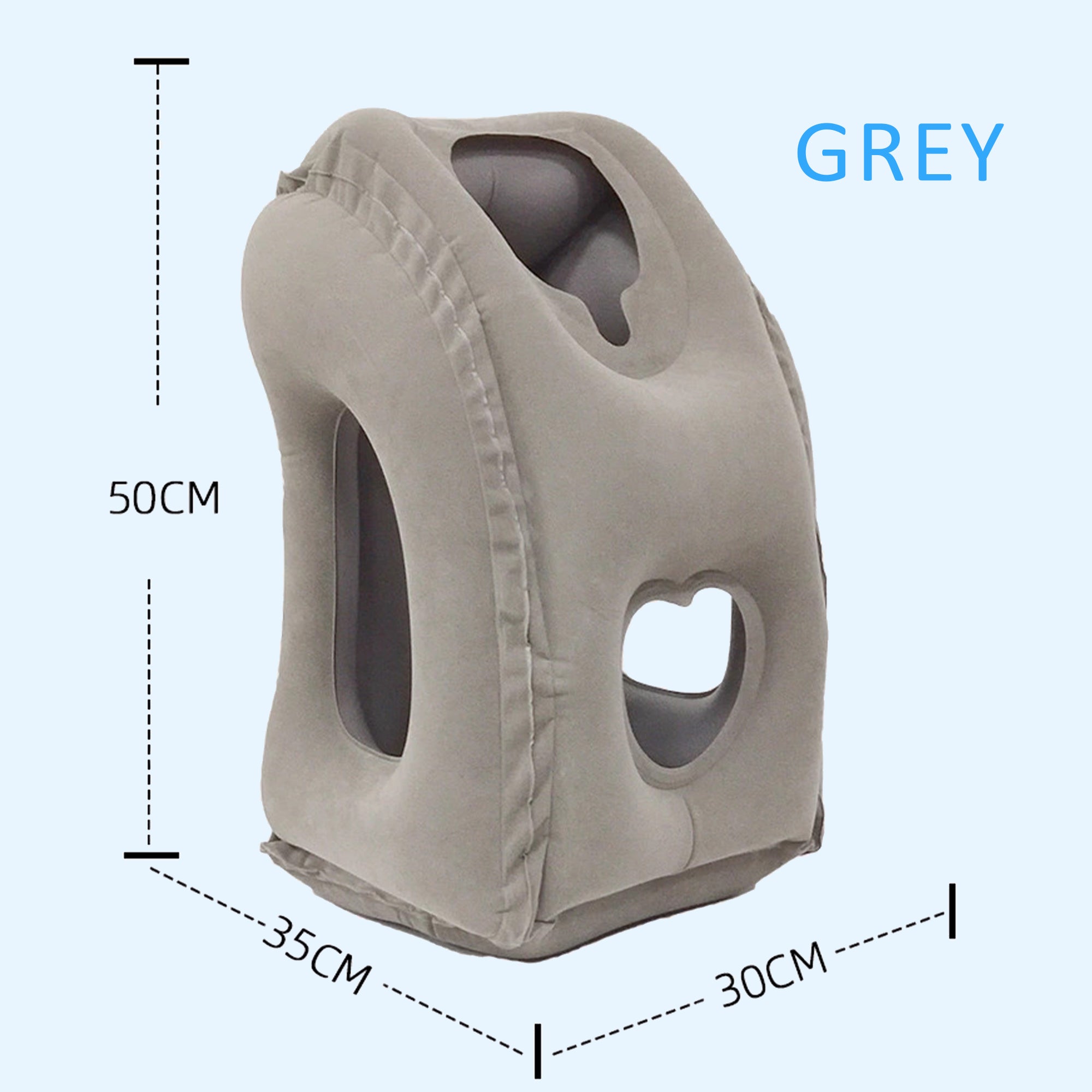 Ergonomic Forward-Leaning Inflatable Travel Pillow