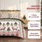7-Piece Vintage Christmas Reindeer Comforter Set