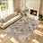 Liveonus Folk Art Forest Animal Moon Floral Washable Area Rug