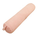 Long Round Minky Dot Huggable Bolster Body Pillow with Removable Washable Cover