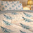 7-Piece Blue Christmas Tree Comforter Set