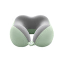 Ergonomic Travel Pillow with Capsule Case 360° Neck & Chin Support