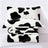 3 Pieces Soft Cow Print Plush Comforter Set for Fall & Winter