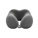 Ergonomic Travel Pillow with Capsule Case 360° Neck & Chin Support