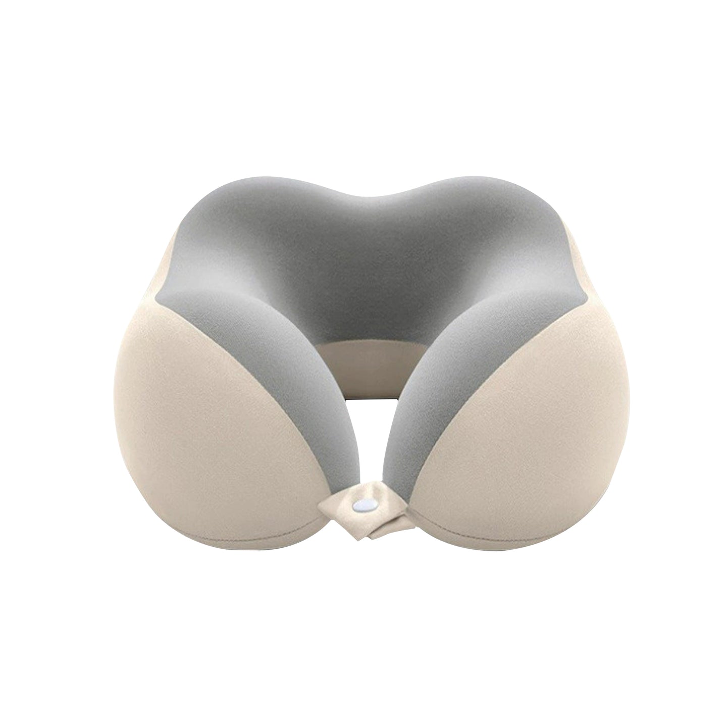 Ergonomic Travel Pillow with Capsule Case 360° Neck & Chin Support