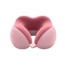 Ergonomic Travel Pillow with Capsule Case 360° Neck & Chin Support