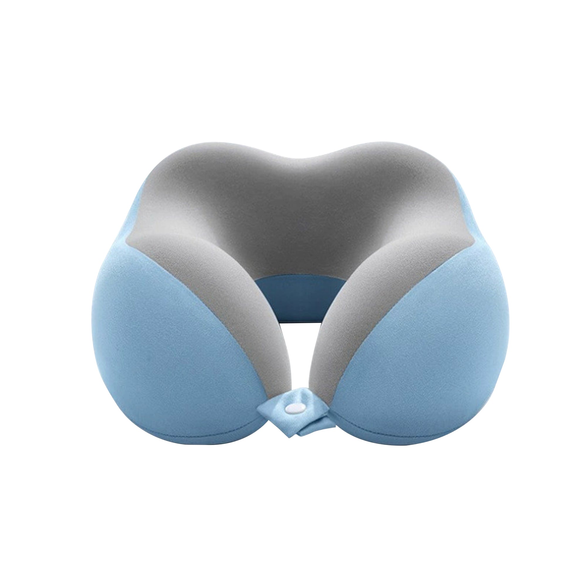 Ergonomic Travel Pillow with Capsule Case 360° Neck & Chin Support